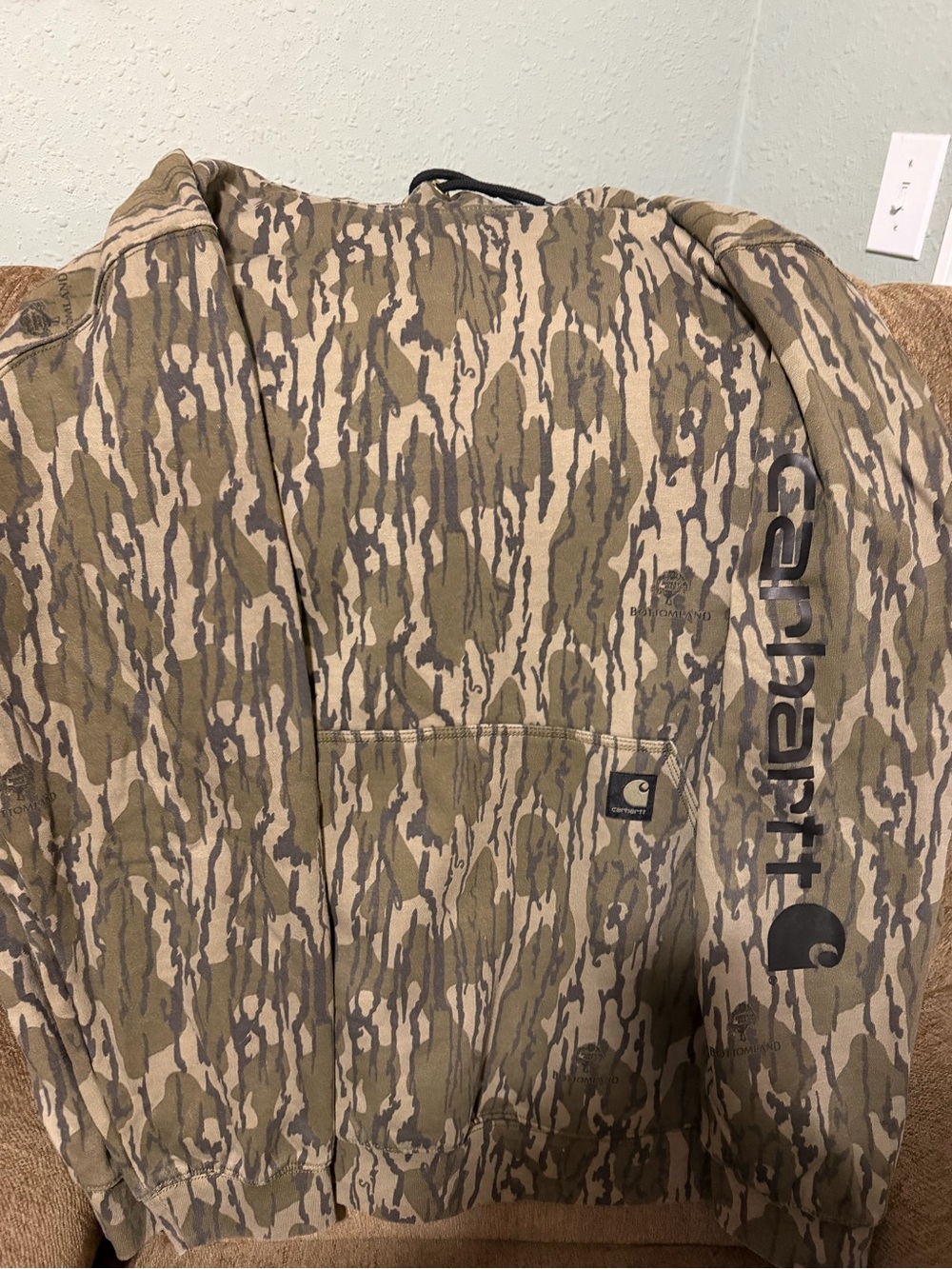 Carhartt Realtree Camo Hooded Shirt Jacket - Olive & Tan
